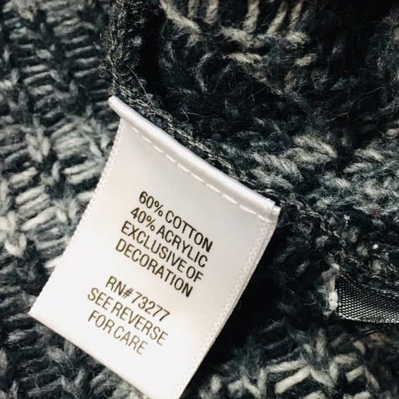 Dana Bachman Knitted Ombré Animal Print Cardigan Open Tie Front Size Large - Picture 13 of 13